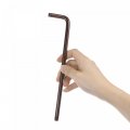 Uxcell T45 Anti Tamper Proof Torx Star Key Bit Wrench L-shape 7 87-inch Long Arm S2 Steel
