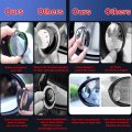 Car Blind Spot Mirror Round Hd Glass With Framed Convex Rear View Wide Angle Adjustable Sucker For Cars Suv And Trucks