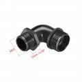 Uxcell M25 Cable Gland 90 Degree Waterproof Ip68 Nylon Joint Adjustable Locknut With Strain Relief For 13mm-18mm Dia Wire