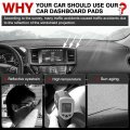 Autorder Dashboard Cover Mat For 2013-2018 2019 2020 Nissan Pathfinder Accessories Upgrade Velvet Dash Sunshade Glare Uv Rays