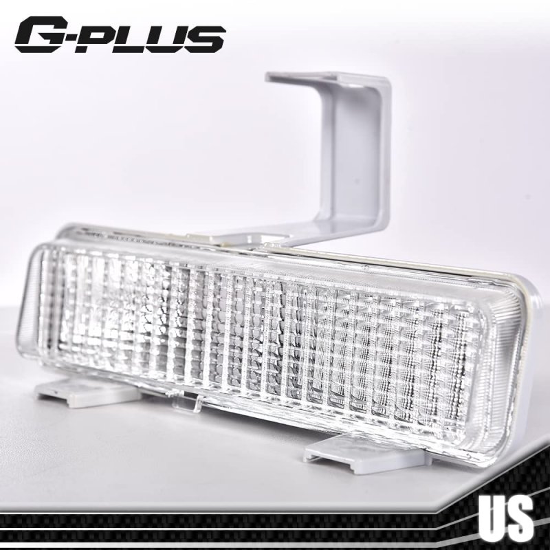 Front Bumper Side Marker Turn Signal Light Assembly For Chevy 85-90 Caprice Base 80-90 Classic 80-85 Impala Pontiac 83-86
