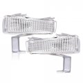 Front Bumper Mounted Side Marker Turn Signal Light Assembly For Chevy 85-90 Caprice Base 80-81 Classic Landau 914550 Gm2521116 