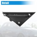 X Autohaux 1 Pair Car Gloss Black Door Mirror Flag Cover For Fiat 500 2012-2019 High Trim 1sh17kx7aa 1sh16kxaa Left Driver
