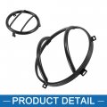 A Absopro Headlight Turn Signal Grille Cover Kit For Jeep Wrangler 2007-2017