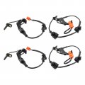 Autokay 4pcs Abs Wheel Speed Sensor Fits For Honda Cr-v 2002-2006 Suv 2 4l Als1029 57455-s9a