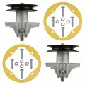 Caltric 2 Set Spindle Assembly With Deck Ring Compatible Troy Bilt Tb2450 Horse Mustang Xp Rzt 50