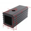 Def 2 To 1 4 Hitch Receiver Adapter For Standard 1 1 Billet Aluminum 1-1 2 To 1 Hitch Receiver Adapter For Standard Hitch