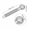 Uxcell M14 X 80mm Machinery Shoulder Swing Lifting Eye Bolt 304 Stainless Steel 2pcs