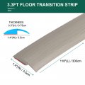 Uxcell Floor Edging Trim Strip Self Adhesive Carpet To Tile Transition For Laminate Doorway Edge Height Less Than 5mm 0 2 Light