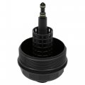 X Autohaux Black Oil Filter Cap Cover 11421744000 Replacement For Bmw E88 E90 E60 E63 E65 F10 F01 X5 X6