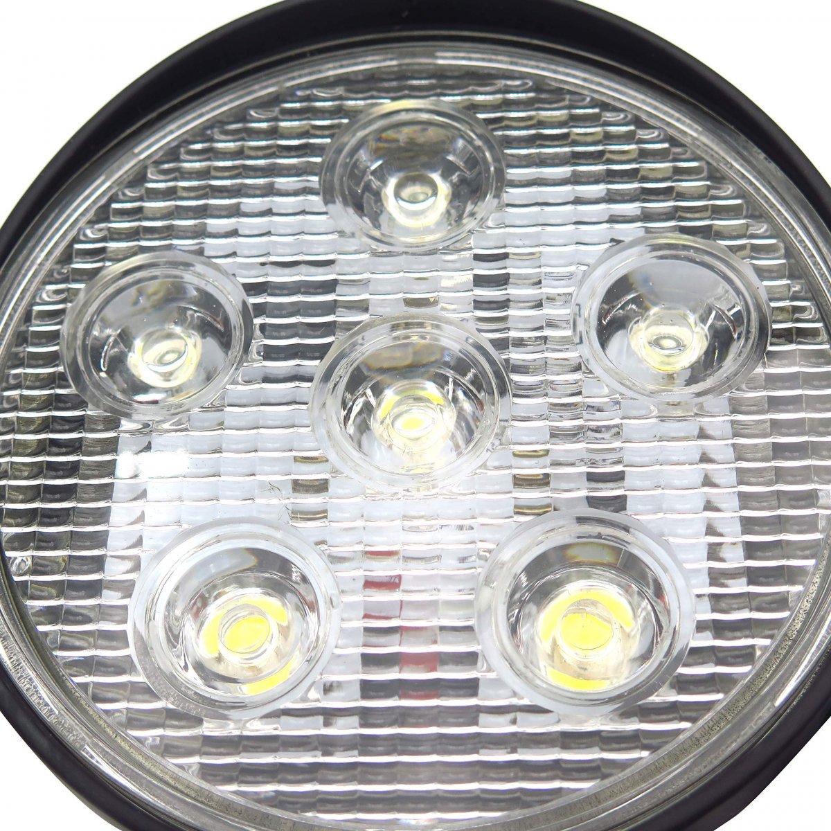 Httmt Mt371-028- Round 18w Spot Beam Led Off Road Work6 Light 12v 24v Universal Use Suv Car Truck Boat