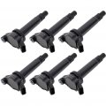 Ocpty Set Of 6 Ignition Coils Compatible Oe Uf430 Fit For Toyota Camry 3 3l 2004-2006