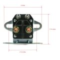 Pack Of 2 4 Post Starter Solenoid For Husqvarna 2001 Gth 2550 A B 954567109 With Ring Slide Terminals And Nuts