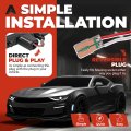 Led Side Marker Lights For 2016 2024 Chevy Camaro And 2014 2019 Cadillac Cts Ats Smoke Lens White Light 4 Piece Set Replacement
