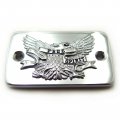 Htt Group Motorcycle Chrome Brake Fluid Reservoir Cap Cover Free Spirit Eagle Engraved For Suzuk Intruder 1400 1500 Boulevard