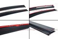 Premium Black Trim Clip-on Window Visor Rain Guard Deflector Compatible With 2019-2023 Nissan Altima