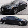 Premium Black Trim Clip-on Window Visor Rain Guard Deflector Compatible With 2019-2023 Nissan Altima