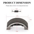 2x Brake Shoe Set W Springs Gasket For John Deere 750 770 790 Tractor Replaces M805735 Ch15072