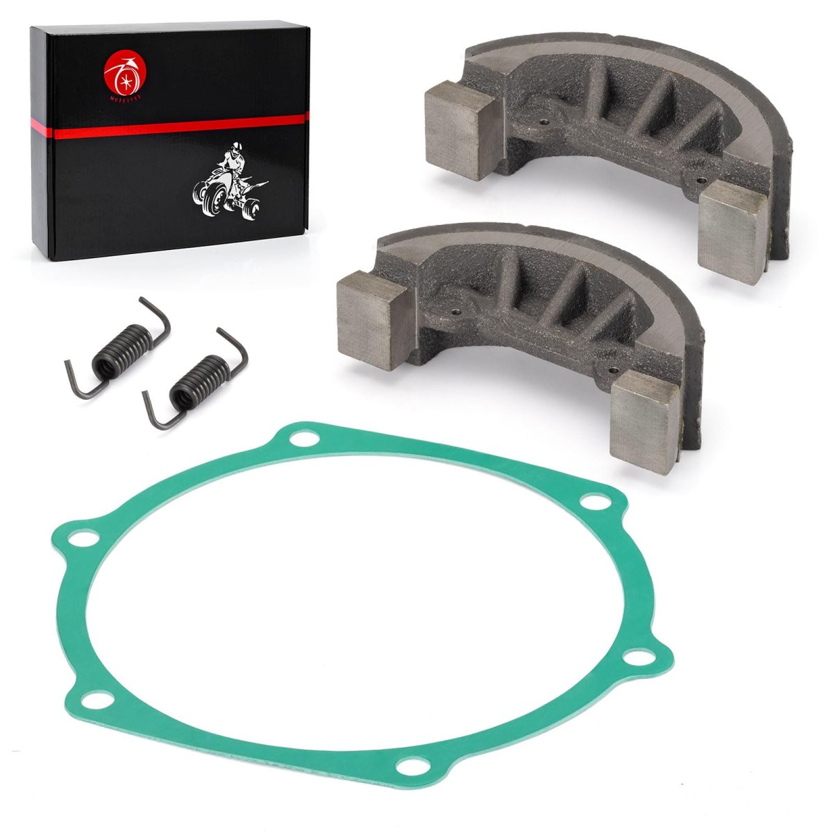 2x Brake Shoe Set W Springs Gasket For John Deere 750 770 790 Tractor Replaces M805735 Ch15072