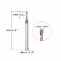 Uxcell Twist Drill Bit 1 6mm Diameter 4mm Shank Titanium Coated Tungsten Carbide Short Length Straight For Stainless Steel