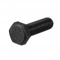 Uxcell M10x35mm Hex Head Screw Bolts Fastener Grade 8 Carbon Steel Black 15pcs