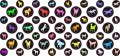 Stickertalk Horse Camera Dots Vinyl Sticker 1 Sheet Of 32 Stickers At 0 25 Inches Diameter 21 375 