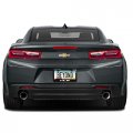 Ipick Image Black Real 3k Carbon Fiber Finish Abs Plastic License Plate Frame For Chevrolet Camaro 1le Logo In 3d