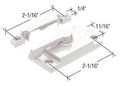White Sash Lock With Lugs 11 16 Backset 2-1 Mounting Holes 