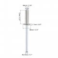 Uxcell Blind Rivets 304 Stainless Steel 4mm Diameter 13mm Grip Length Silver 50pcs