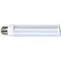 Satco S8756 8 Watt 120-277 Volt Led Light Bulb Pl E26 Medium Base 3000k 920 Lumen Type B Ballast Bypass 5 Bulbs 