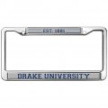 Drake Unversity School Logo Full Size Standard License Plate Metal Frame