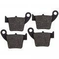 Niche Brake Pad Set For Honda Crf250rx Crf2250x Crf450r Crf250f Crf450x Cr250r Rear Semi-metallic 2 Pack
