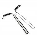 Taswk 4pcs 12v 17cm Waterproof Led Flip Chips Cob Drl Car Daytime Running Lights Stripe Blue