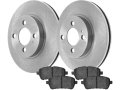 Front Ceramic Brake Pad And Rotor Kit For 2011-2019 Ford Fiesta