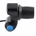 Electric Bike Throttle Grip 12v99v Scooter Half Wrist Handle Led Display Key Knock