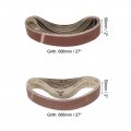 Uxcell 2-inch X 27-inch 50mm 686mm Sanding Belt 800 Grit 1000 Aluminum Oxide 22pcs