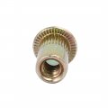 Uxcell 8 32 Straight Knurled Rivet Nut Insert Nutsert Brass Tone 150pcs