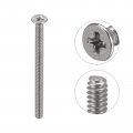 Uxcell 4 -40x1-1 2 Flat Head Machine Screws Phillips 304 Stainless Steel Bolts 200pcs