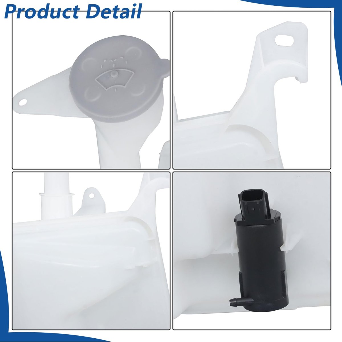 Windshield Washer Fluid Reservoir Tank Plastic Replacement For Sentra 2020-2024 28910-6lb0a