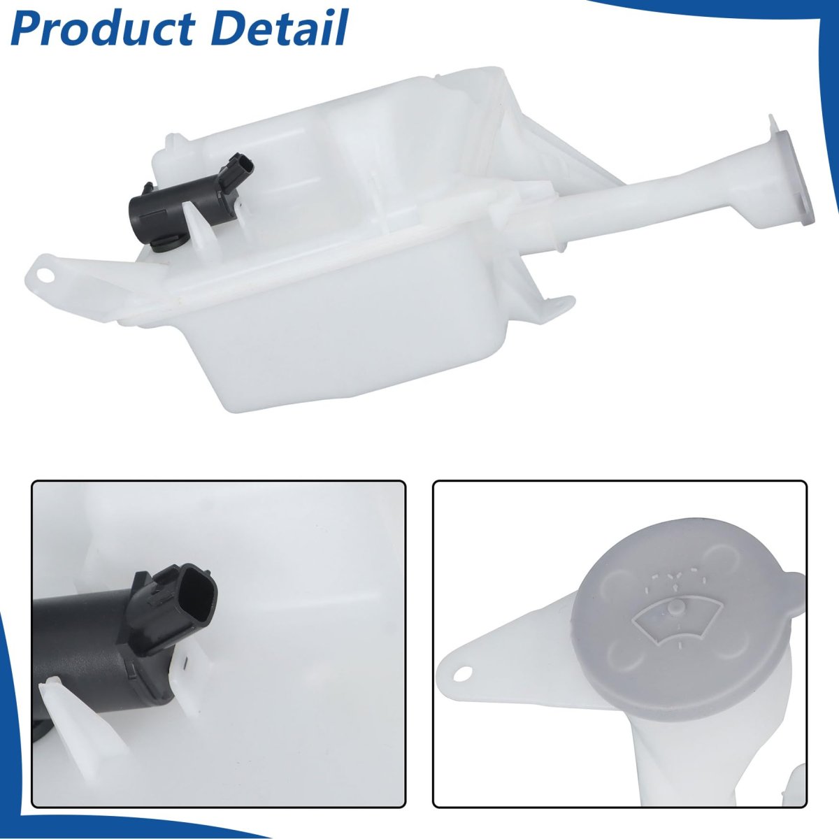 Windshield Washer Fluid Reservoir Tank Plastic Replacement For Sentra 2020-2024 28910-6lb0a
