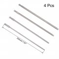Uxcell Hex Bits Set 4pcs 1 4 Inch Shank H3 H4 H5 H6 Magnetic Hexagon Screwdriver Bit 200mm Length S2 Screw Driver Kit Tools