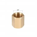 Uxcell Brass Hex Rod Pipe Fitting G3 8 Female Thread Straight Coupling 2pcs