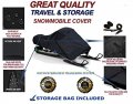 300d Snowmobile Travel And Storage Cover Compatible For 2006-2006 Polaris 700 Fusion Sleds Slush Mud Protection