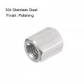 Uxcell M5 X 0 8-pitch 10mm Length 304 Stainless Steel Metric Hex Coupling Nut 5-pack