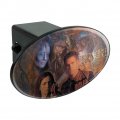 Farscape Crew Group Shot With Logo Weapons Raised Oval Tow Trailer Hitch Cover Plug Insert