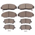 Xtremeamazing Front And Rear Ceramic Disc Brake Pads Set For Honda Pilot Acura Mdx Zdx 