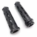 Httmt Style 121-7 8 22mm Cnc Made Black Spike Hand Grip Compatible With Suzuk Gsxr 600 750 1000 Hayabusa All Models And Years