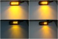 Radiant Pack Of 4 Led Sealed 6 7 16 Oblong Arrow Turn Signal Light Kit Amber With Sequential Grommet And Plug Truck Trailer Rv 