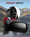 Driver Side View Mirror For 2003 2008 Toyota Corolla Power Adjustment Black Smooth Non Folding Heated 87940 02380 8794002380