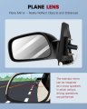 Driver Side View Mirror For 2003 2008 Toyota Corolla Power Adjustment Black Smooth Non Folding Heated 87940 02380 8794002380